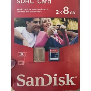 SanDisk 8GB SDHC Memory Card 2 Pk 1 Missing Photos Music Videos And More NEW